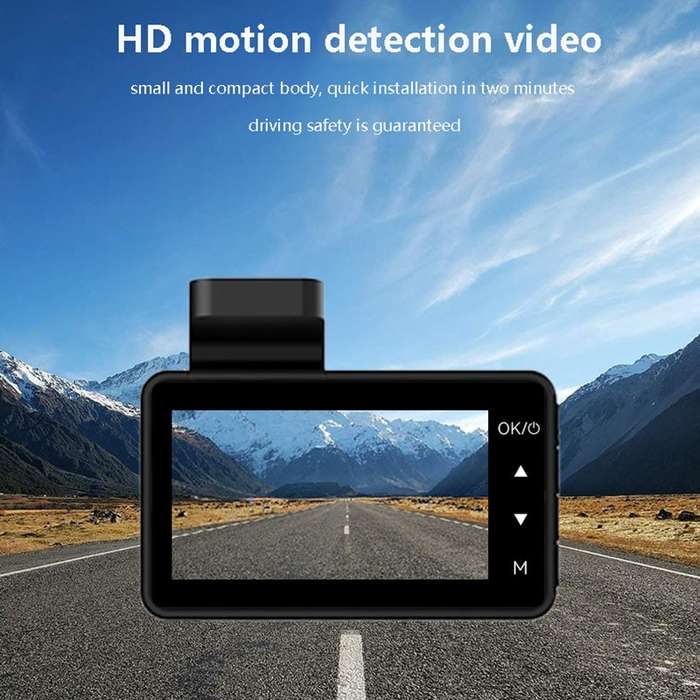 Q3 3 inch Car 1080P HD Single Recording Driving Recorder, Supports Automatic Loop Recording