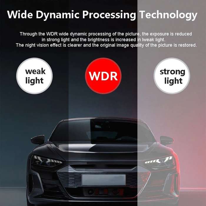 Q3 3 inch Car 1080P HD Single Recording Driving Recorder, Supports Automatic Loop Recording