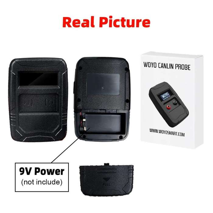 WOYO PL001 Car Remote Control Tester 10-1000MHZ RF IR Infrared Wireless Digital Frequency Tester for