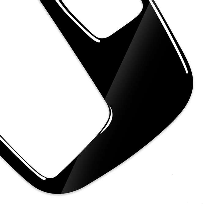 Car Left Drive Gear Panel Decorative Sticker for BMW Series 7 G11 G12 2016-(Black)