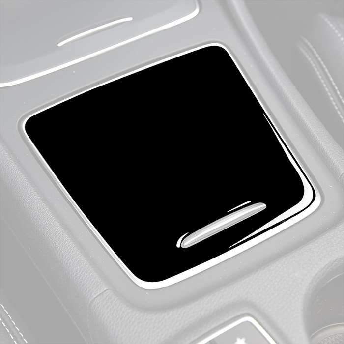Car Central Storage Box Cover Decorative Sticker For Mercedes-Benz A-class 2013-2018 / CLA 2013-2017
