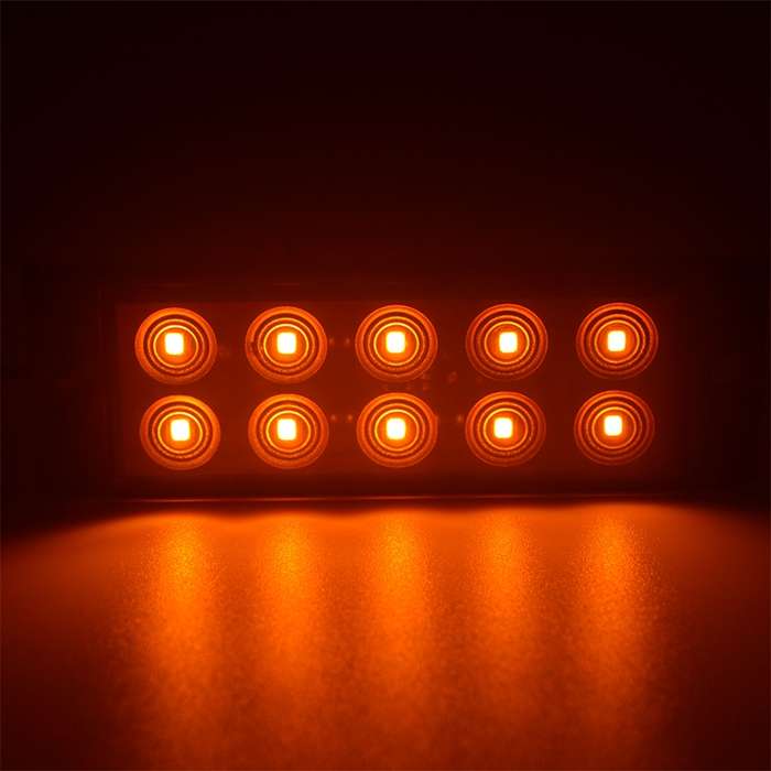 2pcs Car / Truck 10LEDs Side Marker Indicator Lights Bulb Lamp (Orange)