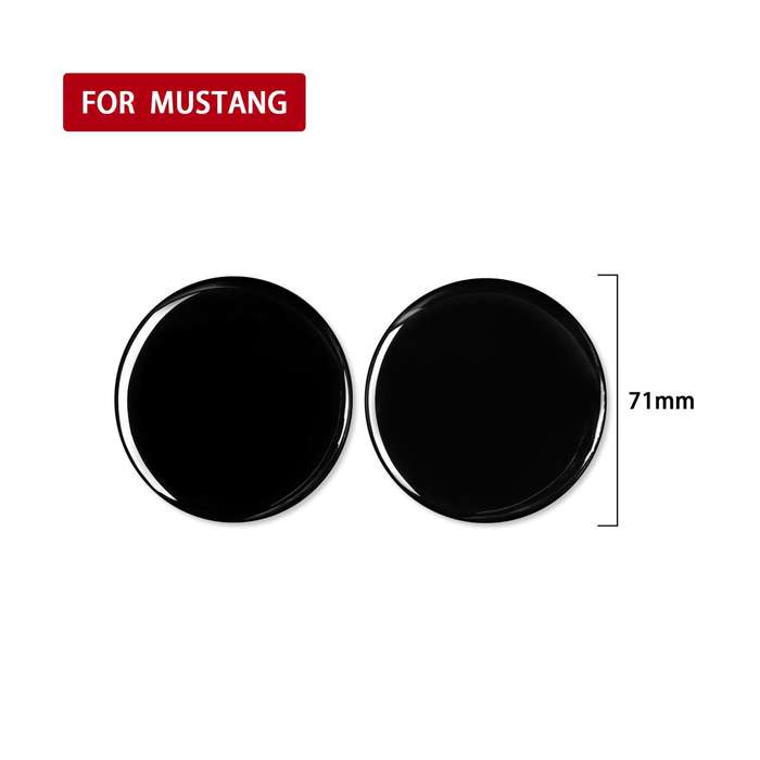 For Ford Mustang 2015-2020 Car Water Cup Holder Base Decorative Sticker, Left and Right Drive Univer