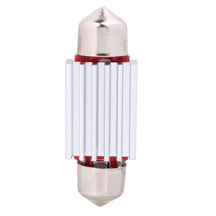 2 PCS Festoon 36mm 2W 160LM White Light 16 LED SMD 4014 Error Free License Plate Lights Car Light Bu