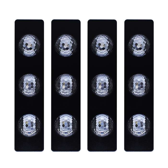 4 in 1 3.2W 12 LEDs RGB Car Interior Floor Decoration Atmosphere Colorful Neon Light Lamp with Wirel
