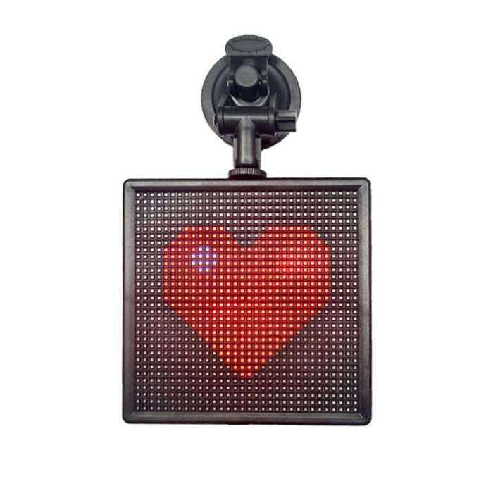 32x32 Pixel Full Color Wireless Bluetooth APP Control Emoticon Smile Faces LED Car Sign LED Display