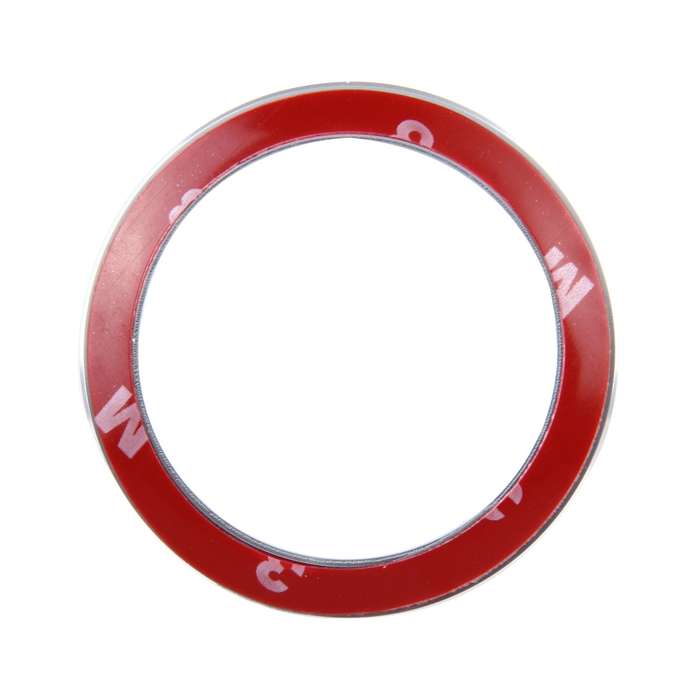 Car Aluminum Steering Wheel Decoration Ring For BMW(Silver)