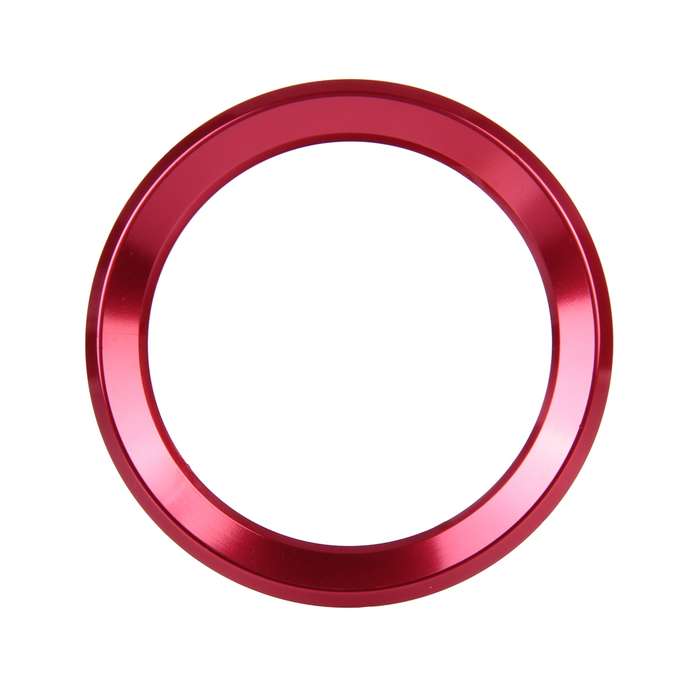 Car Aluminum Steering Wheel Decoration Ring For BMW(Silver)