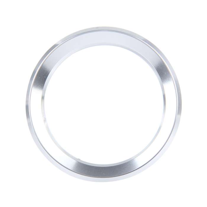 Car Aluminum Steering Wheel Decoration Ring For BMW(Silver)