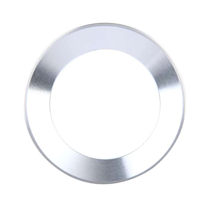 Car Aluminum Steering Wheel Decoration Ring For Volkswagen(Silver)
