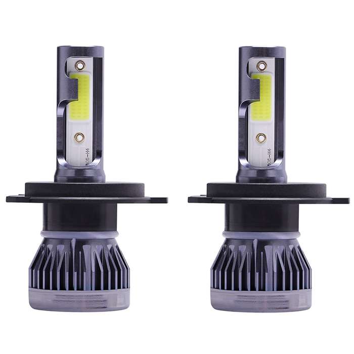 2 PCS H4 DC9-36V / 36W / 3000K / 6000LM IP68 Car / Motorcycle Mini COB LED Headlight Lamps / Fog Lig