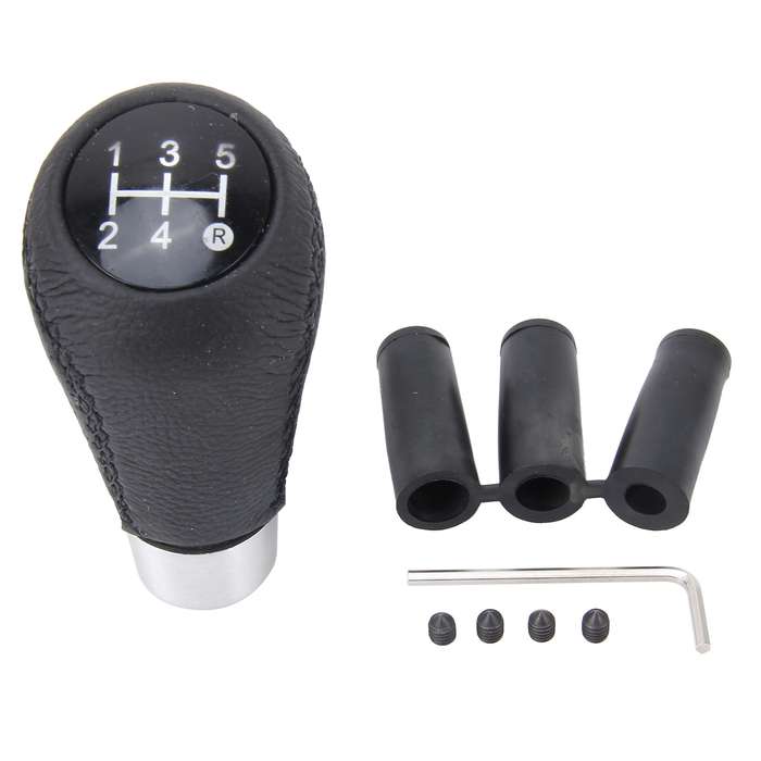 Universal 5-Speed Manual Shift Knob Manual Gear Shift Knob Stick Head Fit for All Car(Red)
