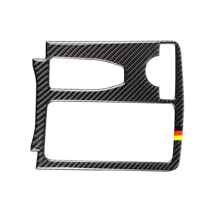 Car German Flag Carbon Fiber Left Drive Gear Position Panel Decorative Sticker for Mercedes-Benz W20