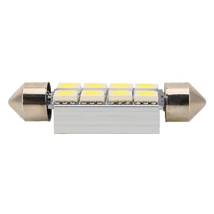 10 PCS 41mm DC12V / 2W / 7000K / 80LM 8LEDs SMD-5050 Car Reading Lamp(White Light)