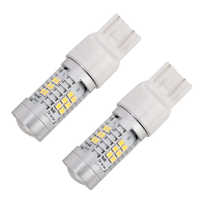 2 PCS 7443-T20-2835 10.5W 780LM 6000K 21 SMD 2835 LEDs Car Brake Light DC 12~24V(White Light)