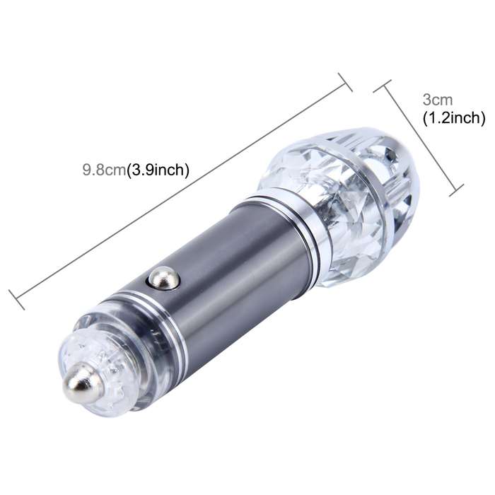 Car Cigarette Lighter Air Purifier Negative Lone Freshener Air Cleaner, Removes Pollen, Smoke,