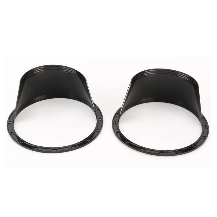2 PCS 6.5 inch Car Auto Loudspeaker Plastic Waterproof Cover with Protective Cushion Pad, Inner Diam