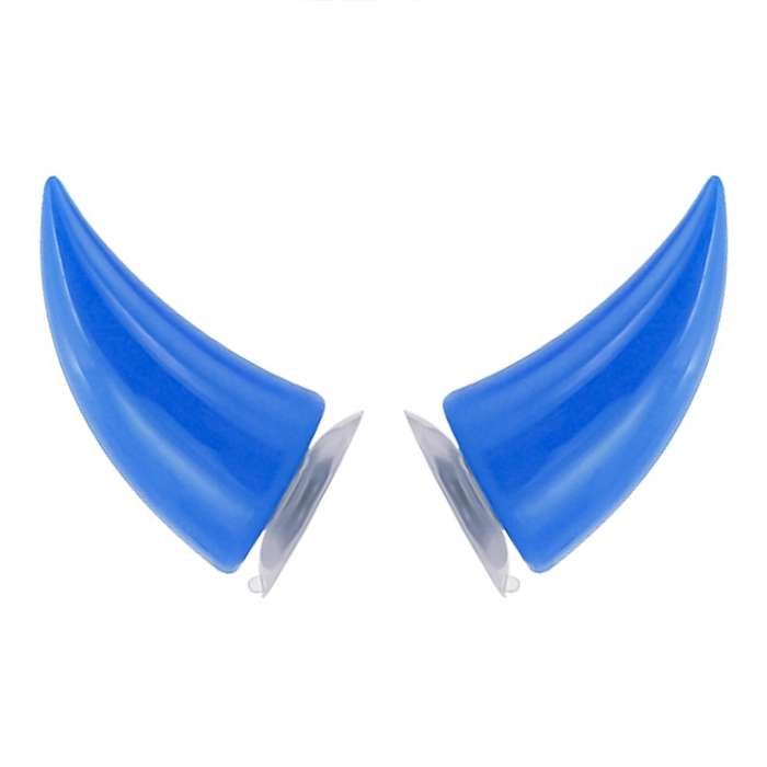 2 PCS Motorcycle Helmet Devil Decoration Motorbike Helmet Suction Cups Horns Decoration Headwea
