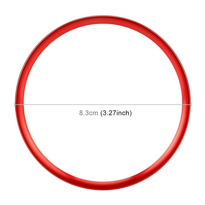 Car Auto Steering Wheel Ring Cover Trim Sticker Decoration for Audi A4L / A3 / A5 2017-2019(Purple)