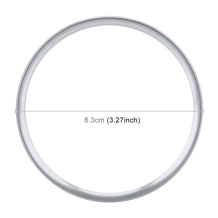Car Auto Steering Wheel Ring Cover Trim Sticker Decoration for Audi A4L / A3 / A5 2017-2019(Purple)