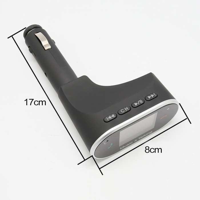 630C Chicken Leg Shape Car Stereo Radio MP3 Audio Player, Bluetooth Hands-free Car Kit FM Transmitte