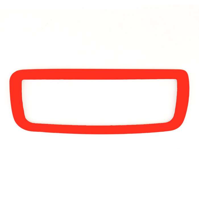 Car Rear Dome Light Panel Carbon Fiber Decorative Sticker for Mercedes-Benz W204 2007-2013