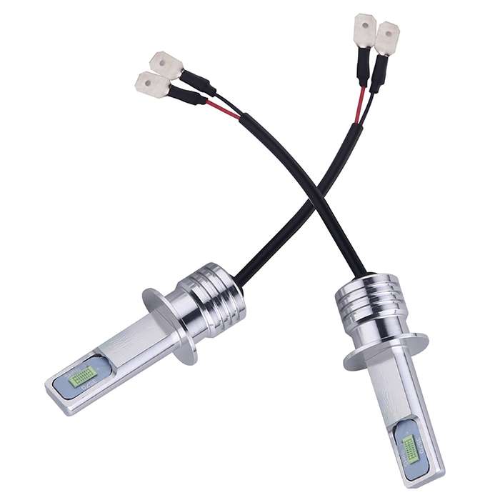 2 PCS H1 72W 1000LM 6000-6500K Super Bright Car Fog Light LED Bulbs, DC 12-24V(Yellow Light)
