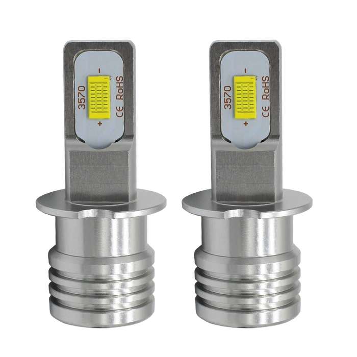 2 PCS H3 72W 1000LM 6000-6500K Super Bright Car Fog Light LED Bulbs, DC 12-24V(Yellow Light)