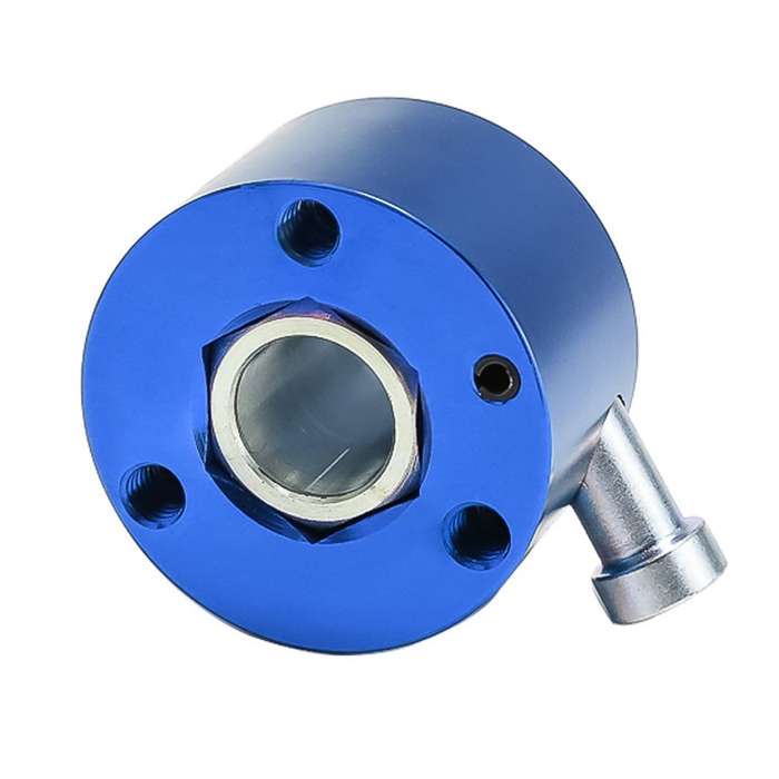 Universal Aluminum Car Steering Wheel Quick Release Disconnect Hub 3/4 inch Shaft Size(Blue)