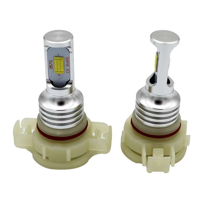 2 PCS H16(EU) 72W 1000LM 6000-6500K Super Bright White Light Car Fog LED Bulbs, DC 12-24V(Yellow Lig
