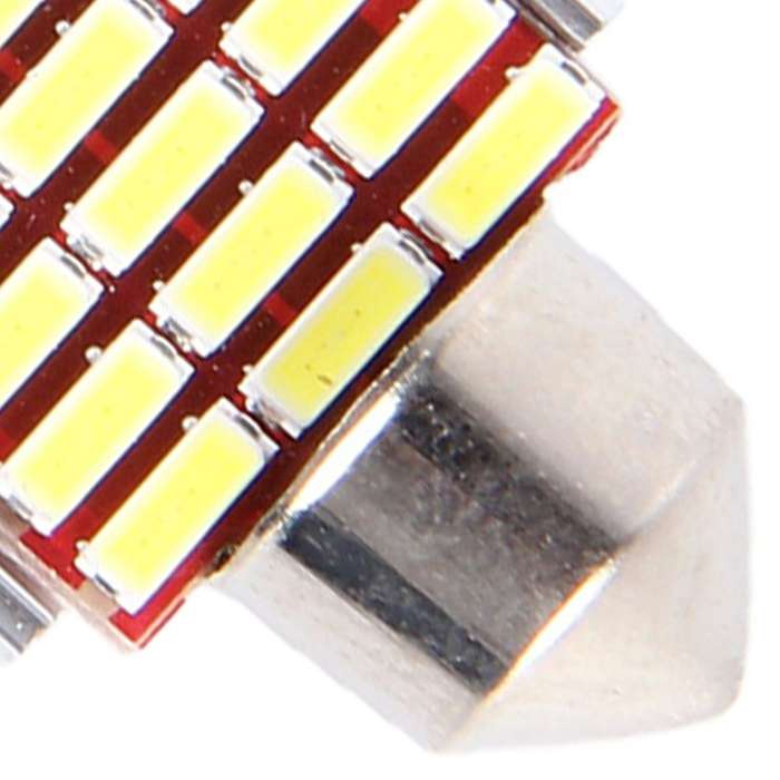 2 PCS DC 12V 6W 41MM Bicuspid Car Door Lamps Registration Mark light Dashboard Dome Door Lights LED