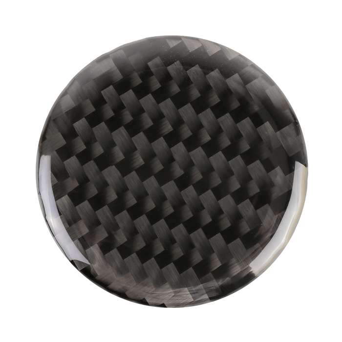 Car Water Cup Rotate Button Panel Carbon Fiber Decorative Sticker for Jeep Grand Cherokee 2014-2018
