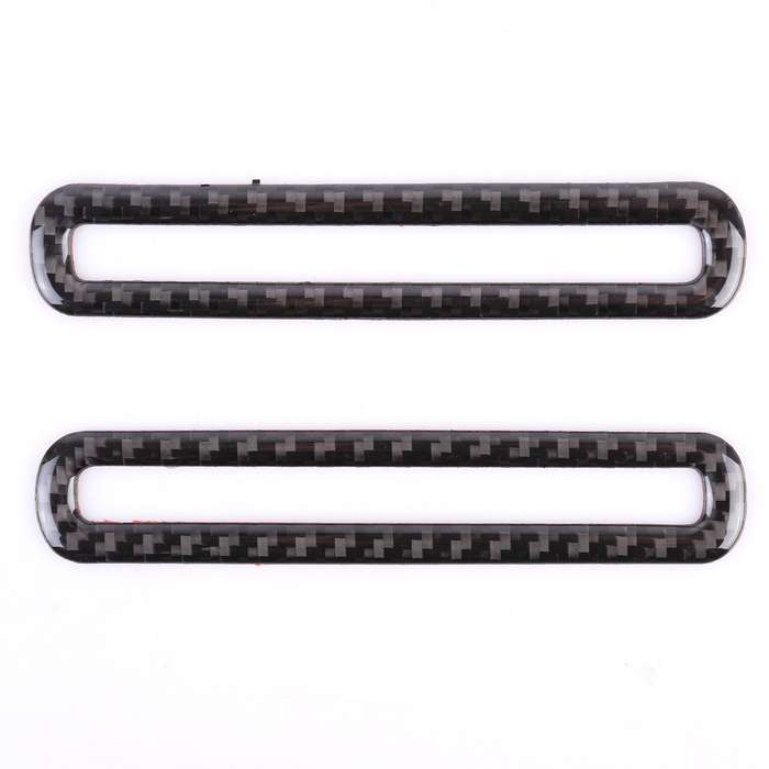 2 PCS Car Door Outlet Decorative Sticker Air Vent Moulding Trim Decorative Strip for Ford Mustang 20