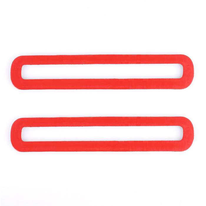 2 PCS Car Door Outlet Decorative Sticker Air Vent Moulding Trim Decorative Strip for Ford Mustang 20