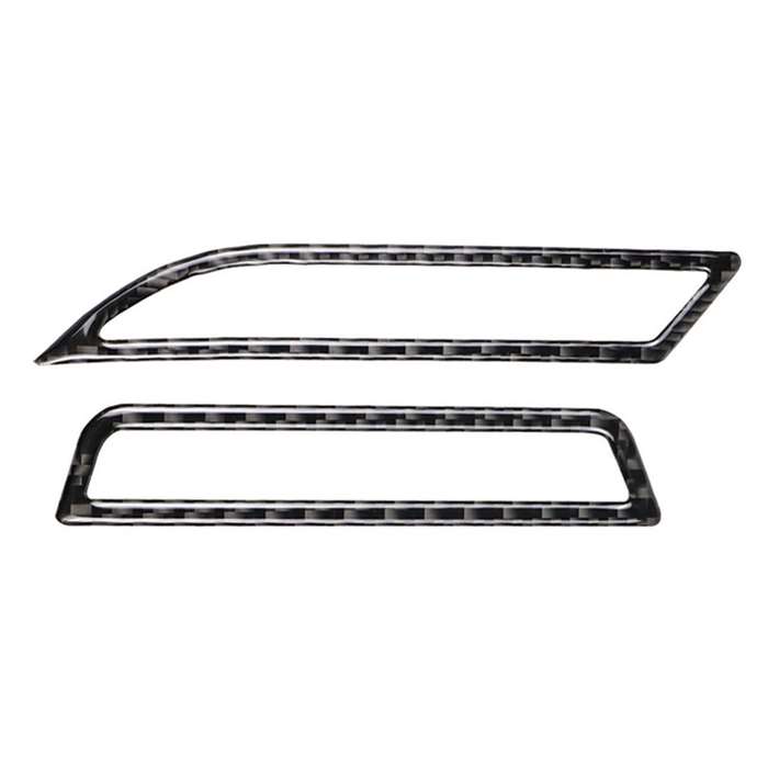 Car Carbon Fiber Air Outlet Decorative Sticker for Volkswagen Golf 7 2013-2017, Left Drive