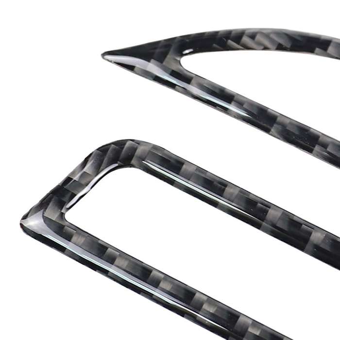 Car Carbon Fiber Air Outlet Decorative Sticker for Volkswagen Golf 7 2013-2017, Left Drive