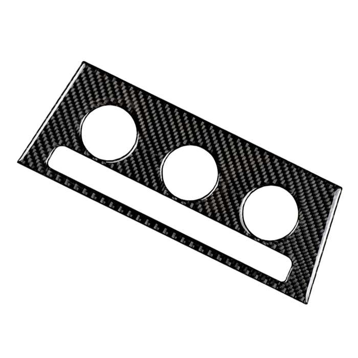 Car Carbon Fiber Air Conditioning Rotary Button Decorative Sticker for Volkswagen Golf 7 2013-2017