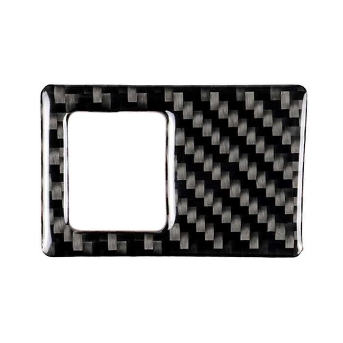 Car Carbon Fiber Emergency Light Frame Decorative Sticker for Volkswagen Golf 7 2013-2017, Left Driv