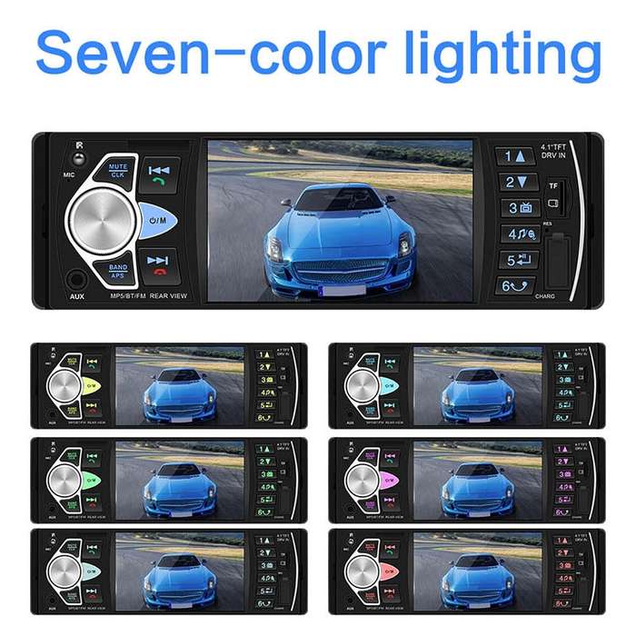 SWM-4022D HD 4.1 inch 12V Universal Car Radio Receiver MP5 Player, Support FM & Bluetooth & TF Card