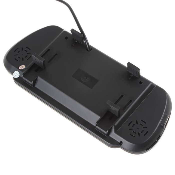 PZ-710 7.0 inch TFT LCD Car Rearview Mirror Monitor with Remote Control, Support Bluetooth / MP5 Pla