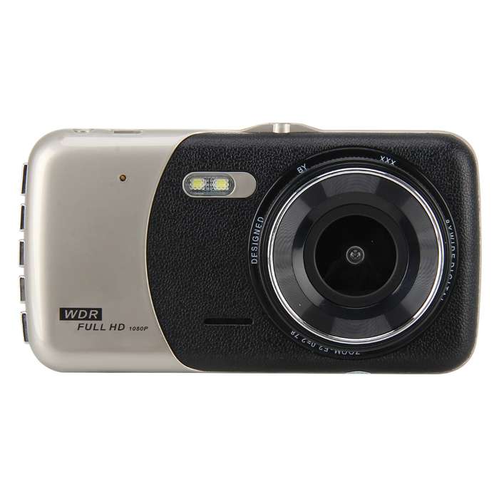 4 inch HD Video Recording HD Display Car Recorder with Separate F2.0 Camera, 12MP 170 Degrees Wide-a