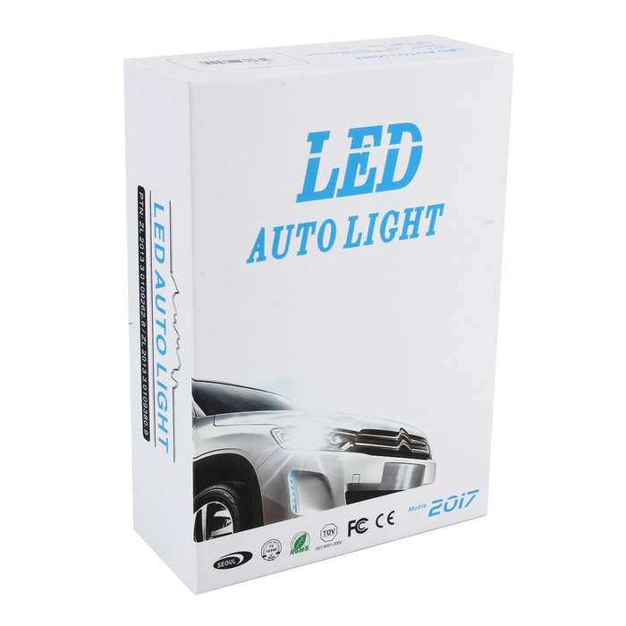 2 PCS 9012 26W 2250LM Car Headlight LED Auto Light Built-in CANBUS Function (White Light, Yellow Li