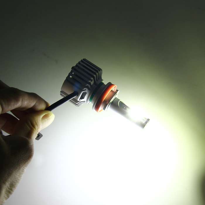 2 PCS 9012 26W 2250LM Car Headlight LED Auto Light Built-in CANBUS Function (White Light, Yellow Li