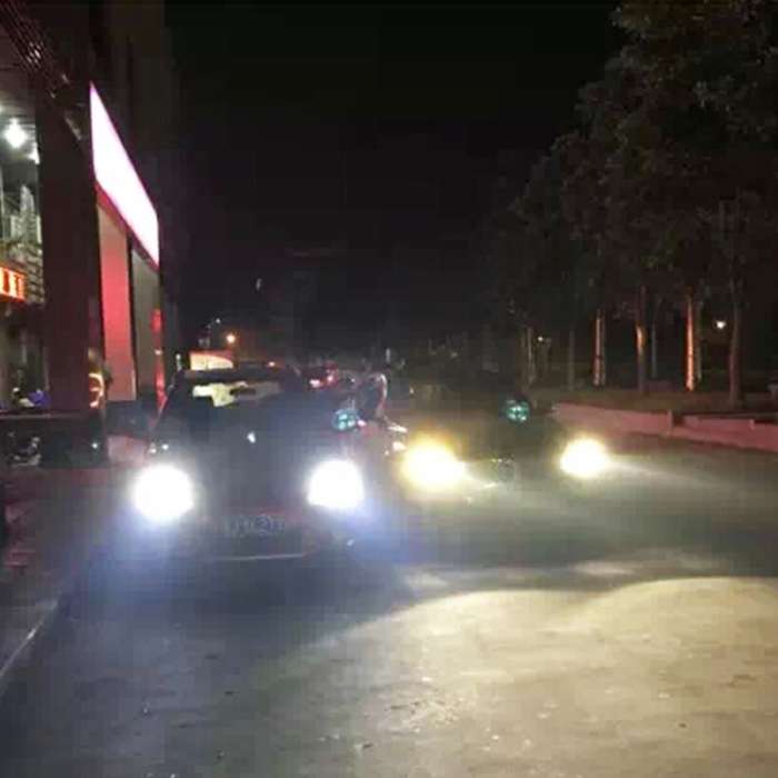 2 PCS 9012 26W 2250LM Car Headlight LED Auto Light Built-in CANBUS Function (White Light, Yellow Li