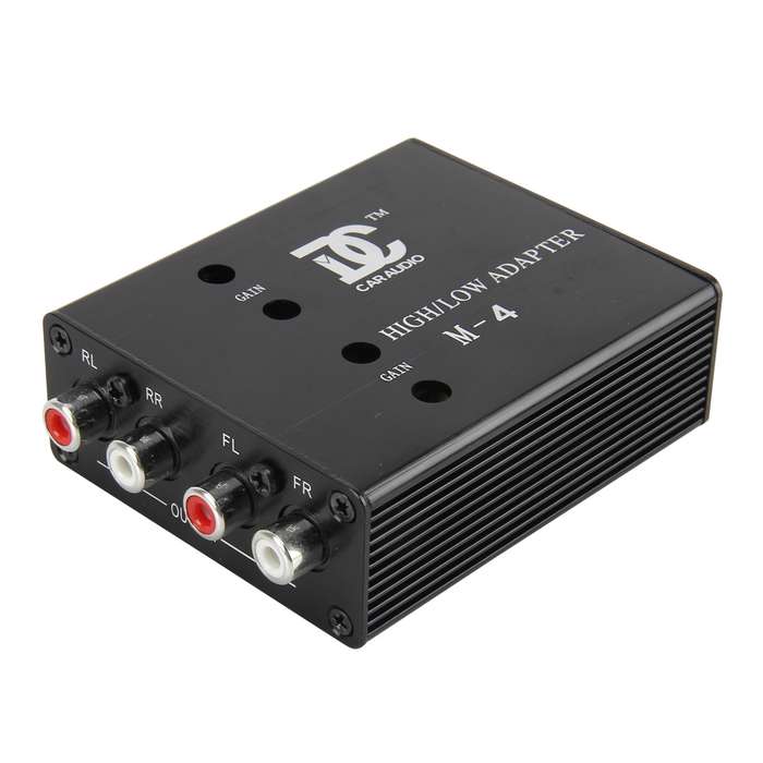 Car Audio Speaker Level Converter High VF Rotates Low VF 4 Ways Auto Car High to Low Impedance Conve