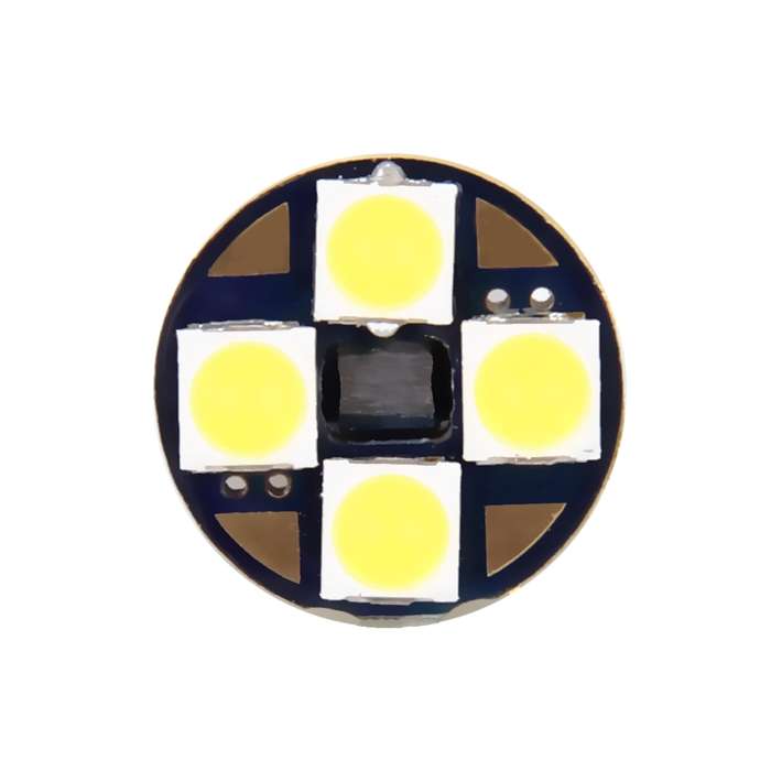 2 PCS T10/W5W/194/501 4W 280LM 6000K 12 SMD-2835 LED Bulbs Car Reading Lamp Clearance Light with Dec