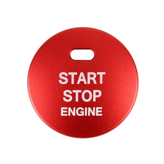 3D Aluminum Alloy Engine Start Stop Push Button Cover Trim Decorative Sticker for Mazda CX4 / CX5 /