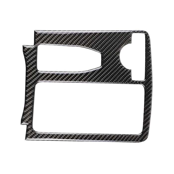 Car Carbon Fiber Left Drive Gear Position Panel Decorative Sticker for Mercedes-Benz W204 2007-2013