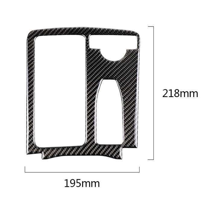 Car Carbon Fiber Right Drive Gear Position Panel Decorative Sticker for Mercedes-Benz W204 2007-2013