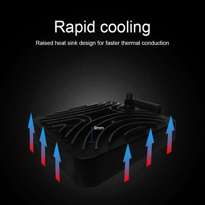 6.7W White Light Square-Shaped Waterproof Car Boat Marine Work Lights Spotlight LED Bulbs, DC 9-30V